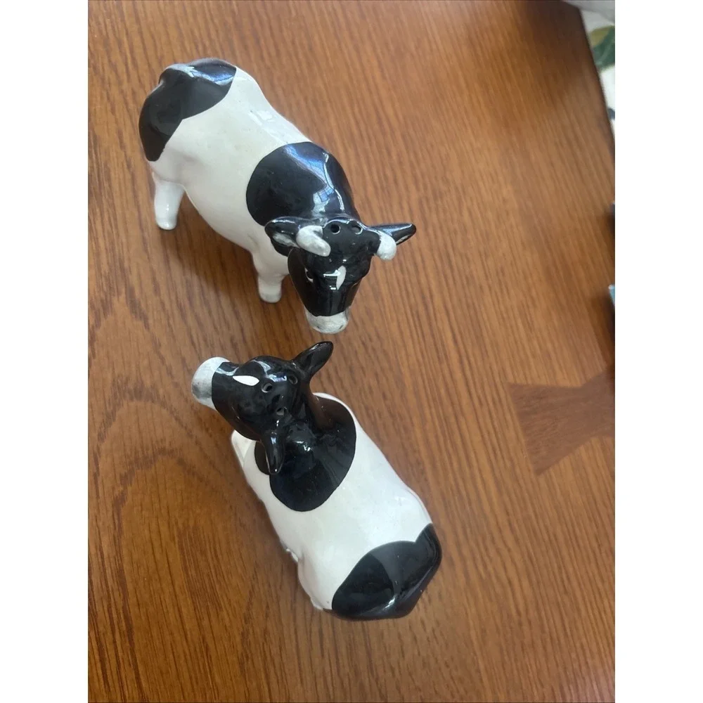 Otagiri Cow Salt Pepper Shakers Vintage Japan Farmhouse Decor